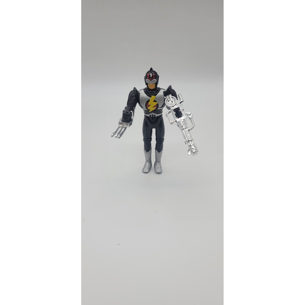 Figurine Vintage Toys‎ PVC MEGA Power Fighter Flash Black 4 11/16in With Weapons